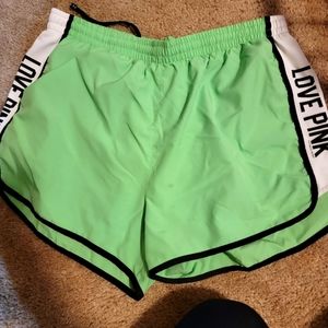 Pink Victoria Secret Running Shorts